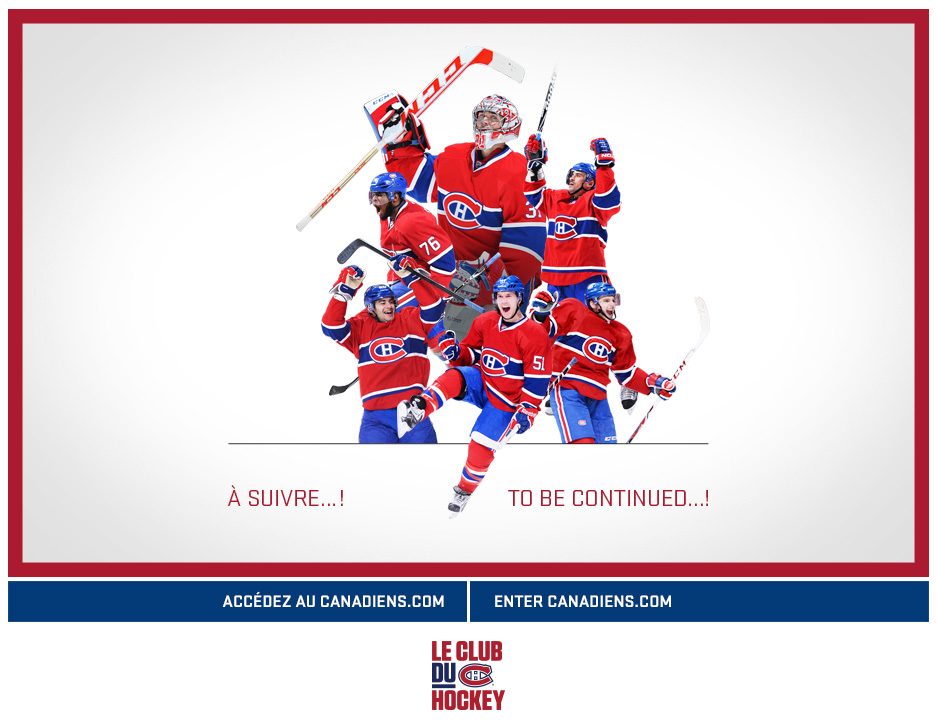 Site Web des Canadiens de Montréal